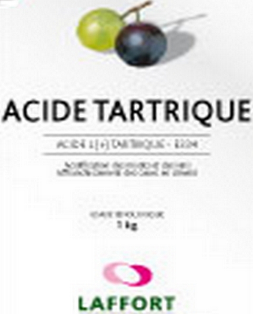 Acide Tartrique E334 au détail kg